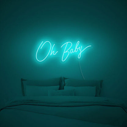 Oh Baby Neon Sign Perfect For Baby Showers And Nurseries | Shineneon