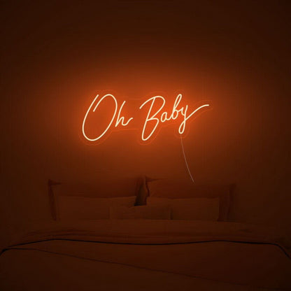 Oh Baby Neon Sign Perfect For Baby Showers And Nurseries | Shineneon