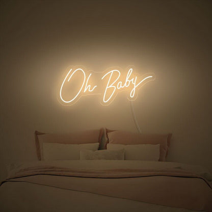 Oh Baby Neon Sign Perfect For Baby Showers And Nurseries | Shineneon