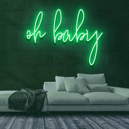 Oh Baby V2 Neon Sign | Shineneon