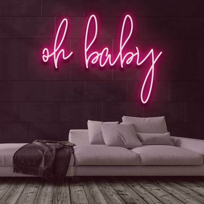 Oh Baby V2 Neon Sign | Shineneon
