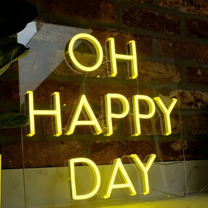 Oh Happy Day Illuminate Your Joy With Neon | Shineneon