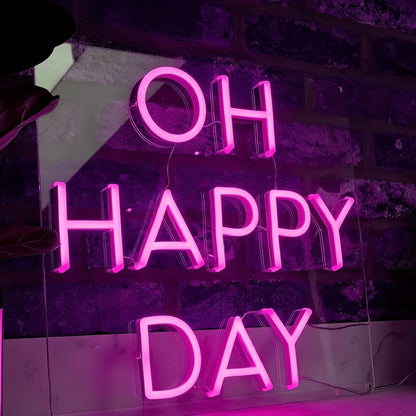 Oh Happy Day Illuminate Your Joy With Neon | Shineneon
