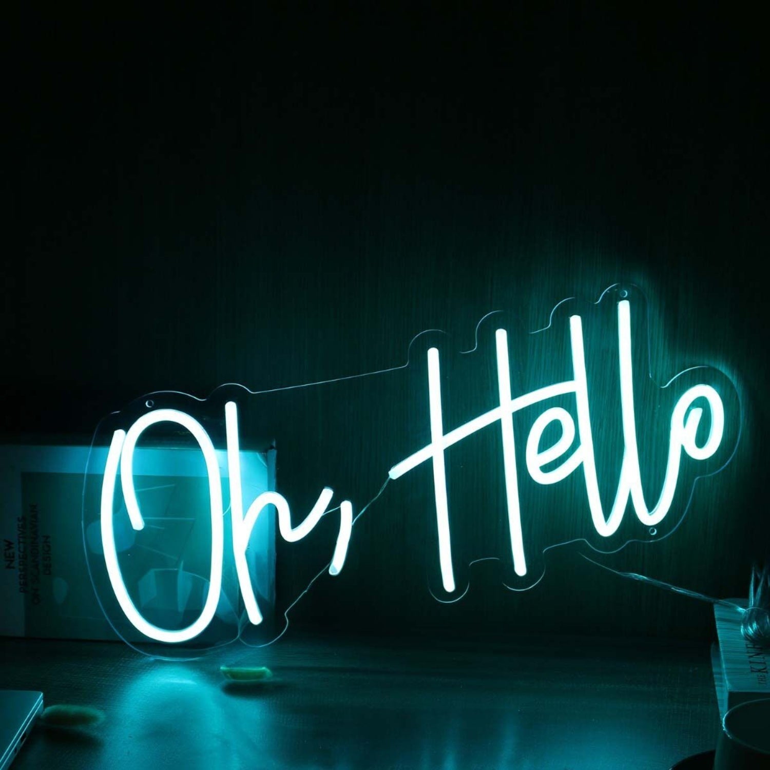 Oh Hello Blue Led Neon Sign - Shineneon