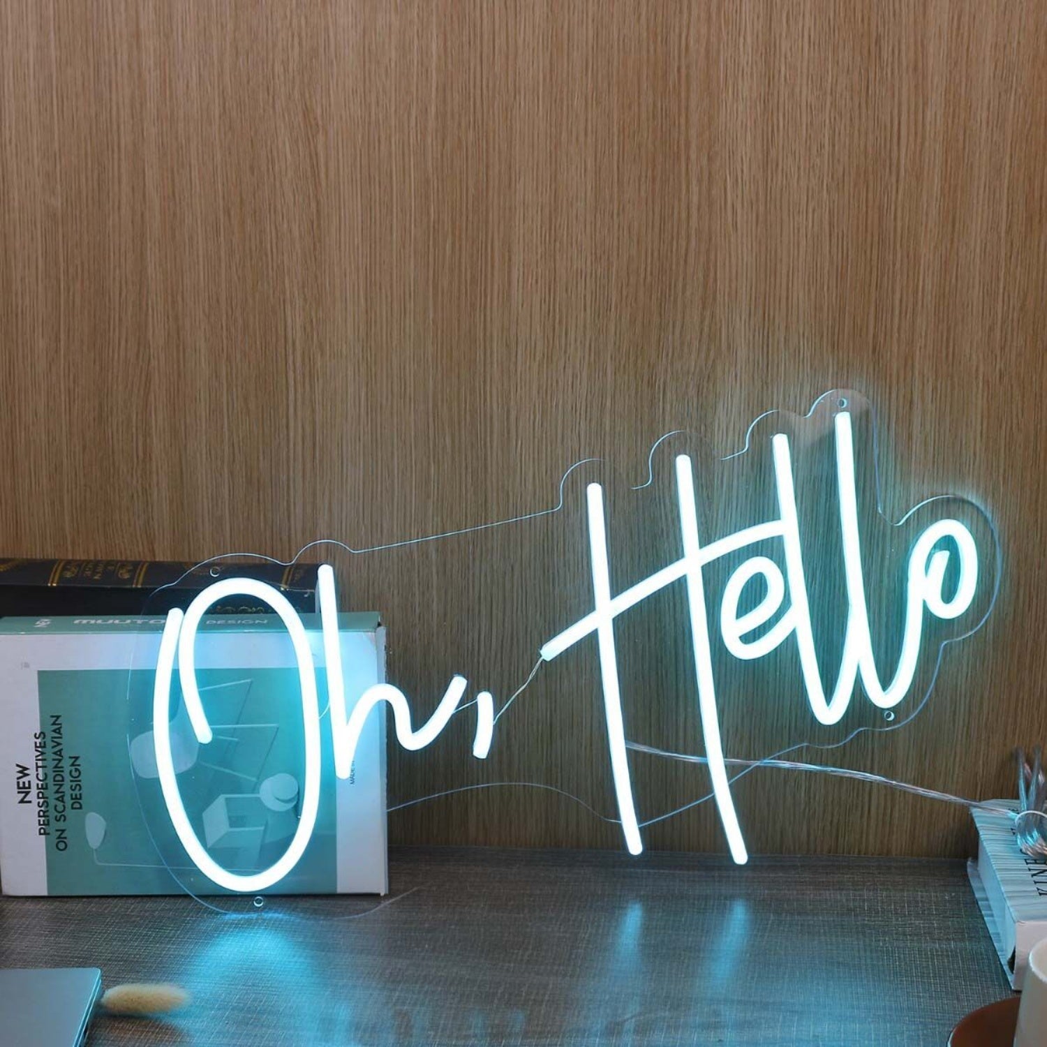 Oh Hello Blue Led Neon Sign - Shineneon