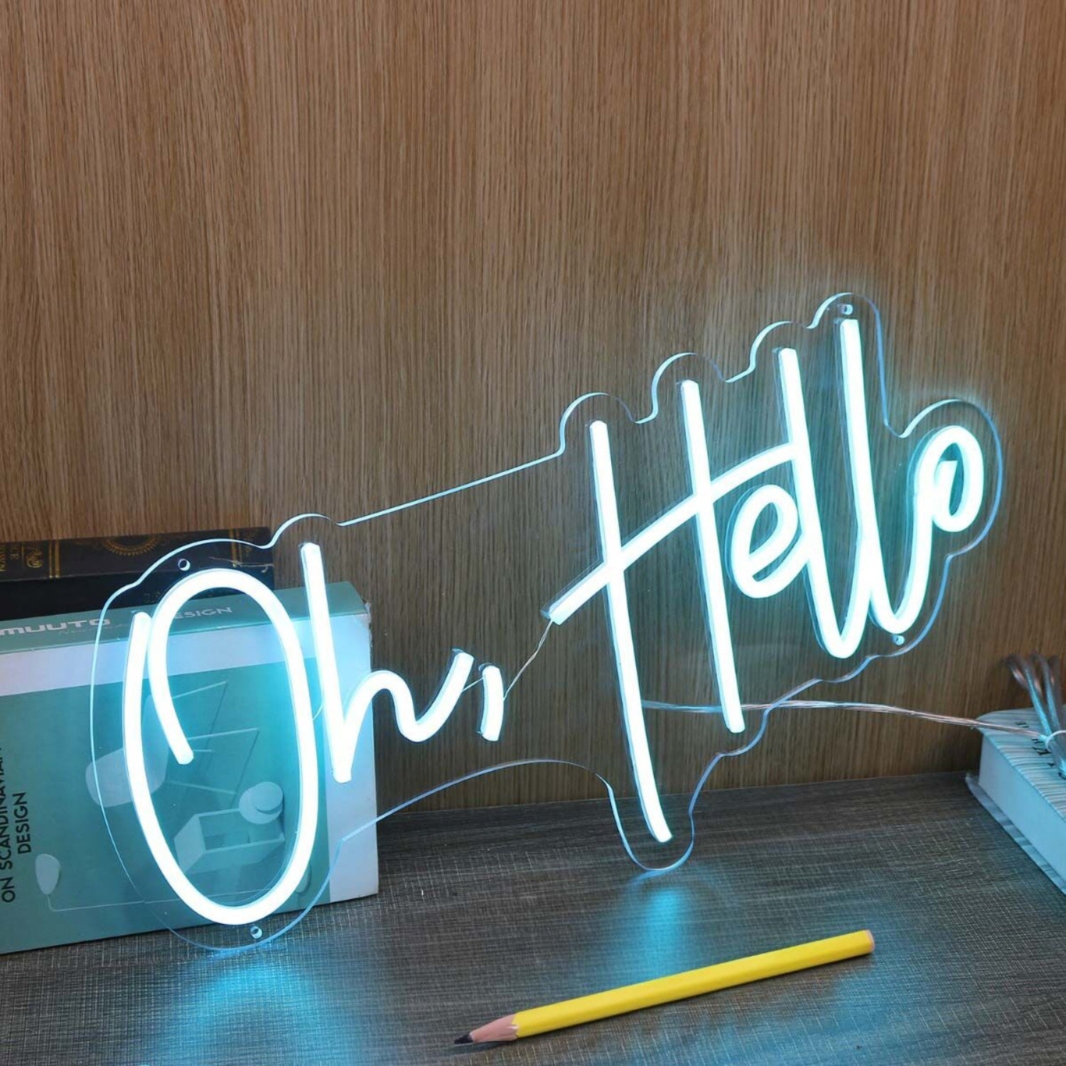 Oh Hello Blue Led Neon Sign - Shineneon
