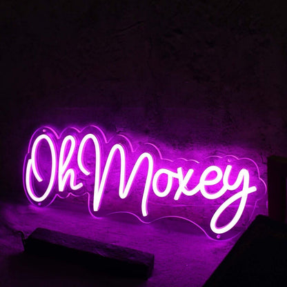 Oh Moxey Pink Led Neon Sign - Shineneon