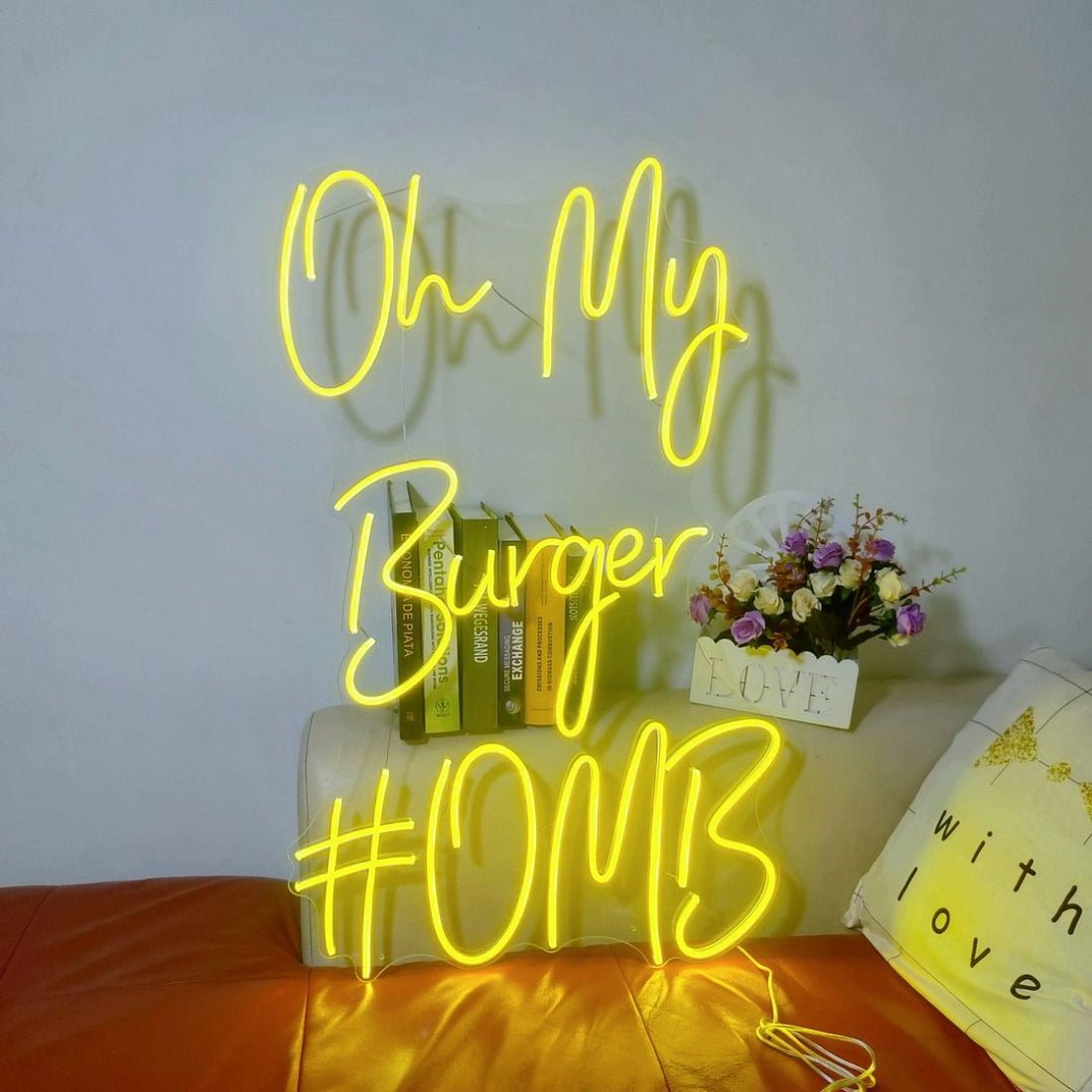 Oh My Burger Home Led Sign Business Neon Sign - Shineneon