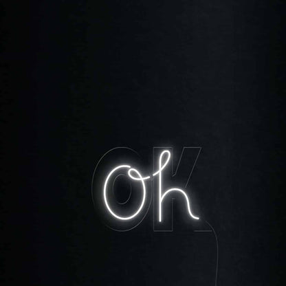 Oh Ok Led Neon Sign Wall Art | Shineneon
