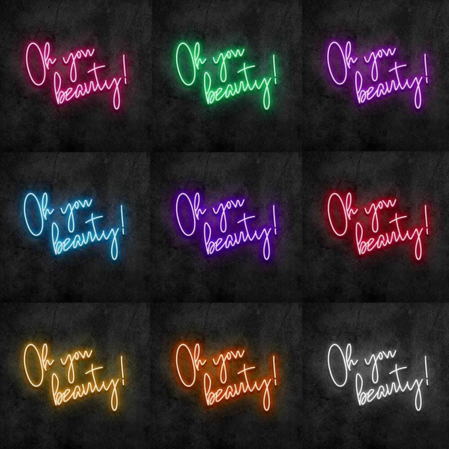 Oh You Beauty Led Neon Sign | Shineneon