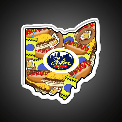 Ohio Loves Skyline Chili Fast Food Led Neon Sign For Burger Place Rgb Color - Shineneon