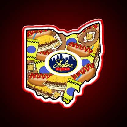Ohio Loves Skyline Chili Fast Food Led Neon Sign For Burger Place Rgb Color - Shineneon