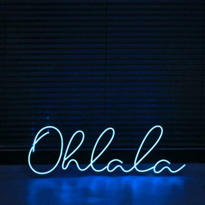 Ohlala Led Neon Sign Bedroom Wall Art | Shineneon