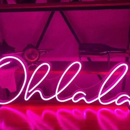Ohlala Led Neon Sign Bedroom Wall Art | Shineneon
