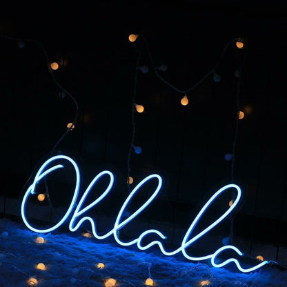 Ohlala Led Neon Sign Bedroom Wall Art | Shineneon