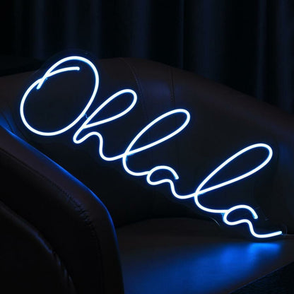 Ohlala Led Neon Sign Bedroom Wall Art | Shineneon