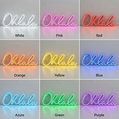Ohlala LED Neon Sign Wall Decor - 05 Color Grid
