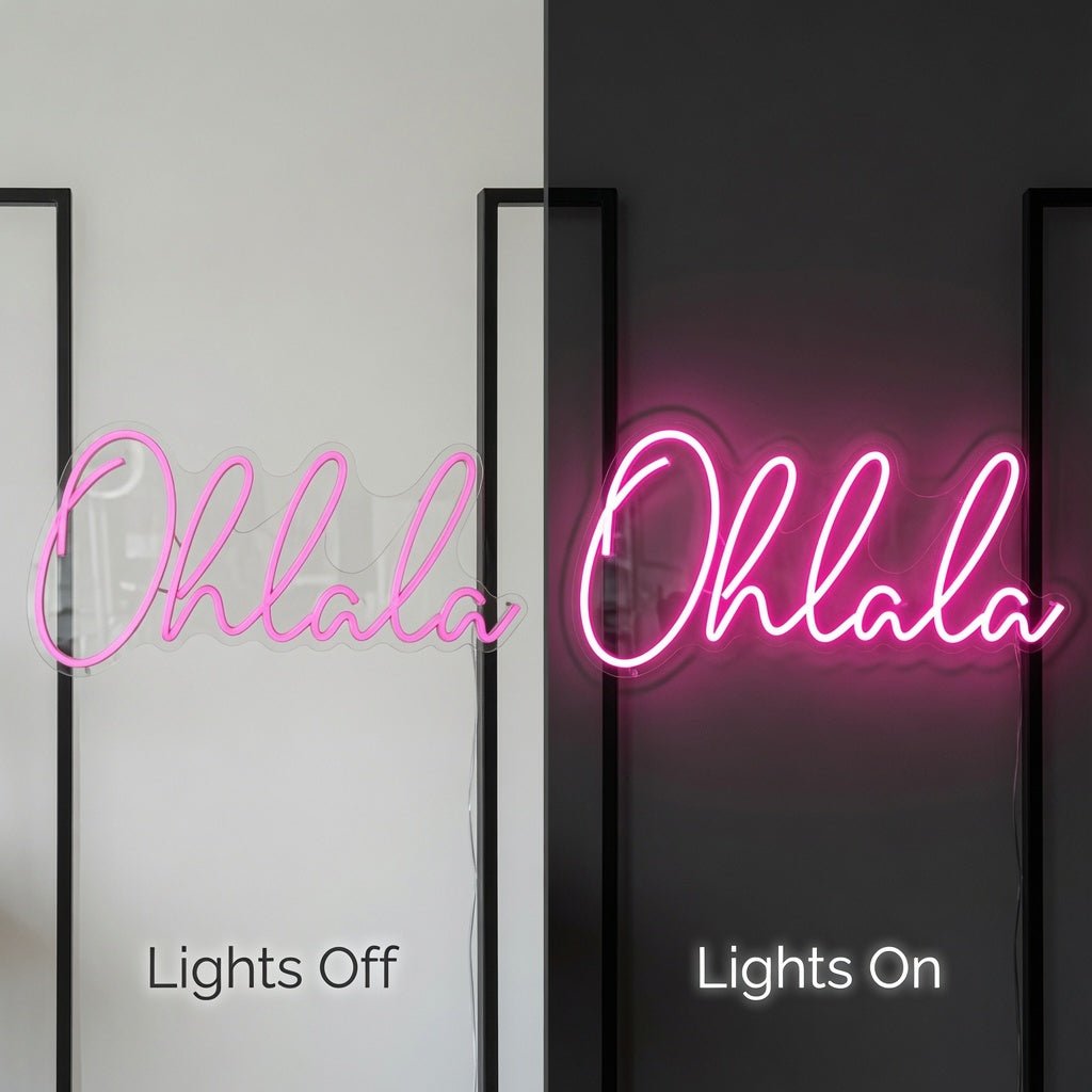 Ohlala LED Neon Sign Wall Decor - Shineneon