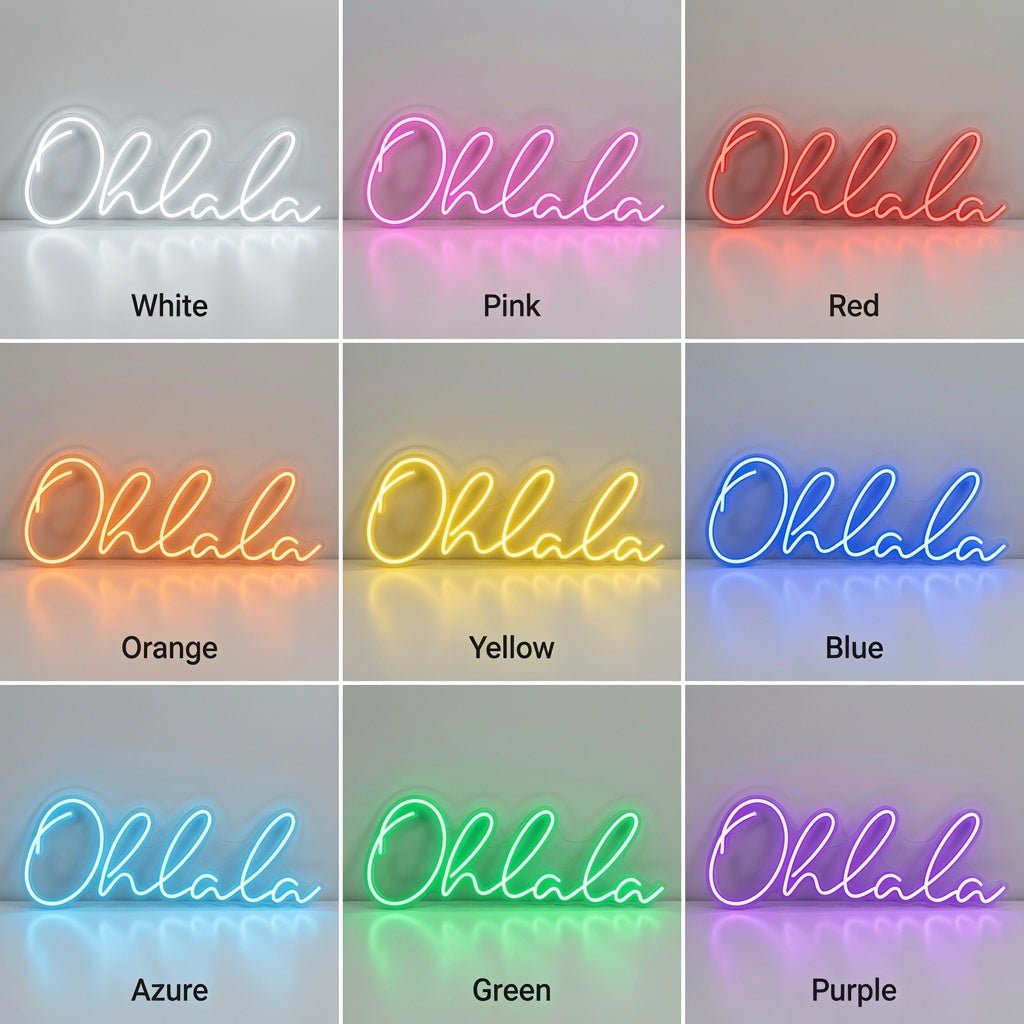 Ohlala LED Neon Sign Wall Decor - Shineneon