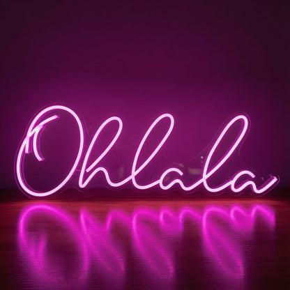 Ohlala LED Neon Sign Wall Decor - Shineneon