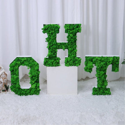 Oht 3D Moss Letter Sign - Shineneon