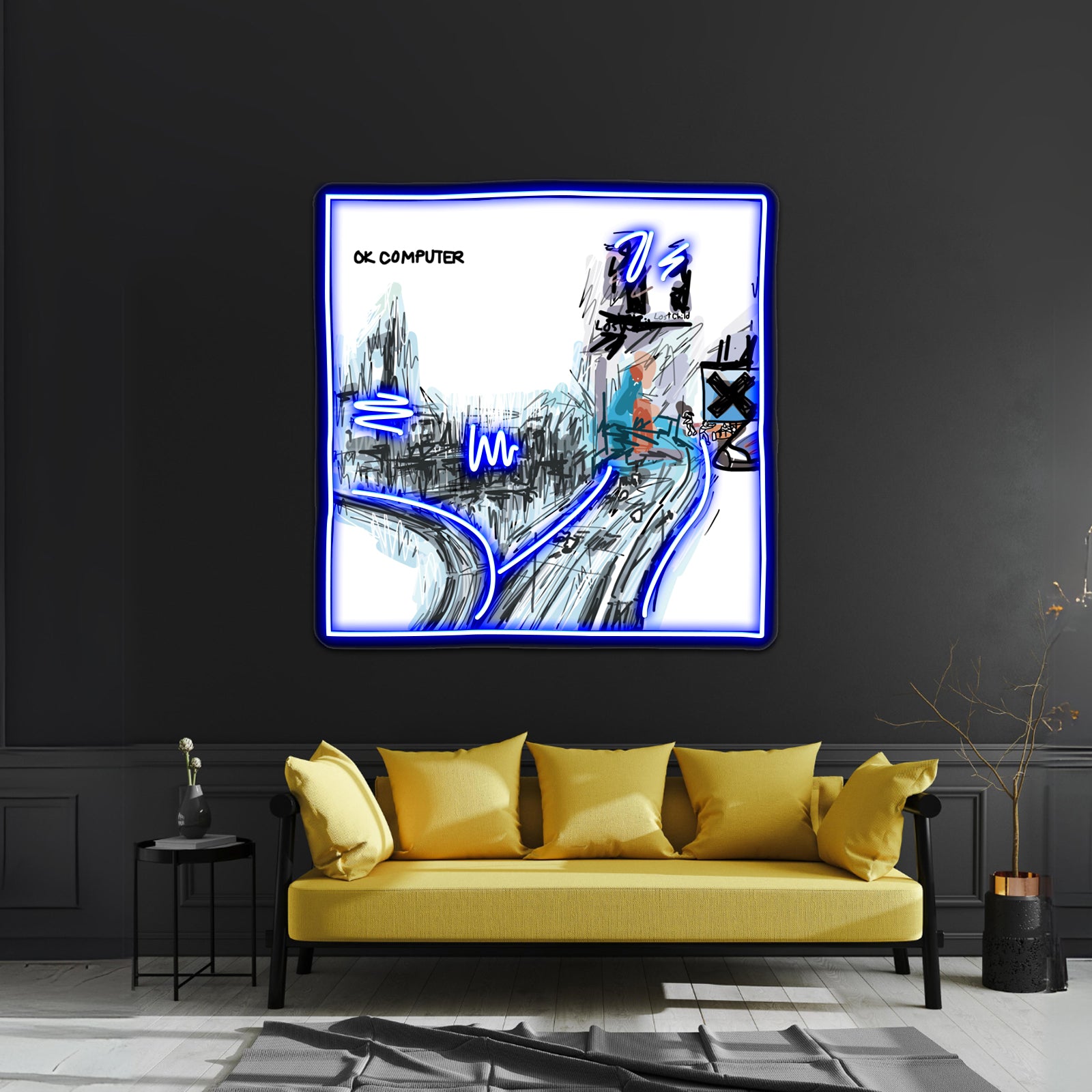 Ok Computer Artwork Business Led Sign | Shineneon