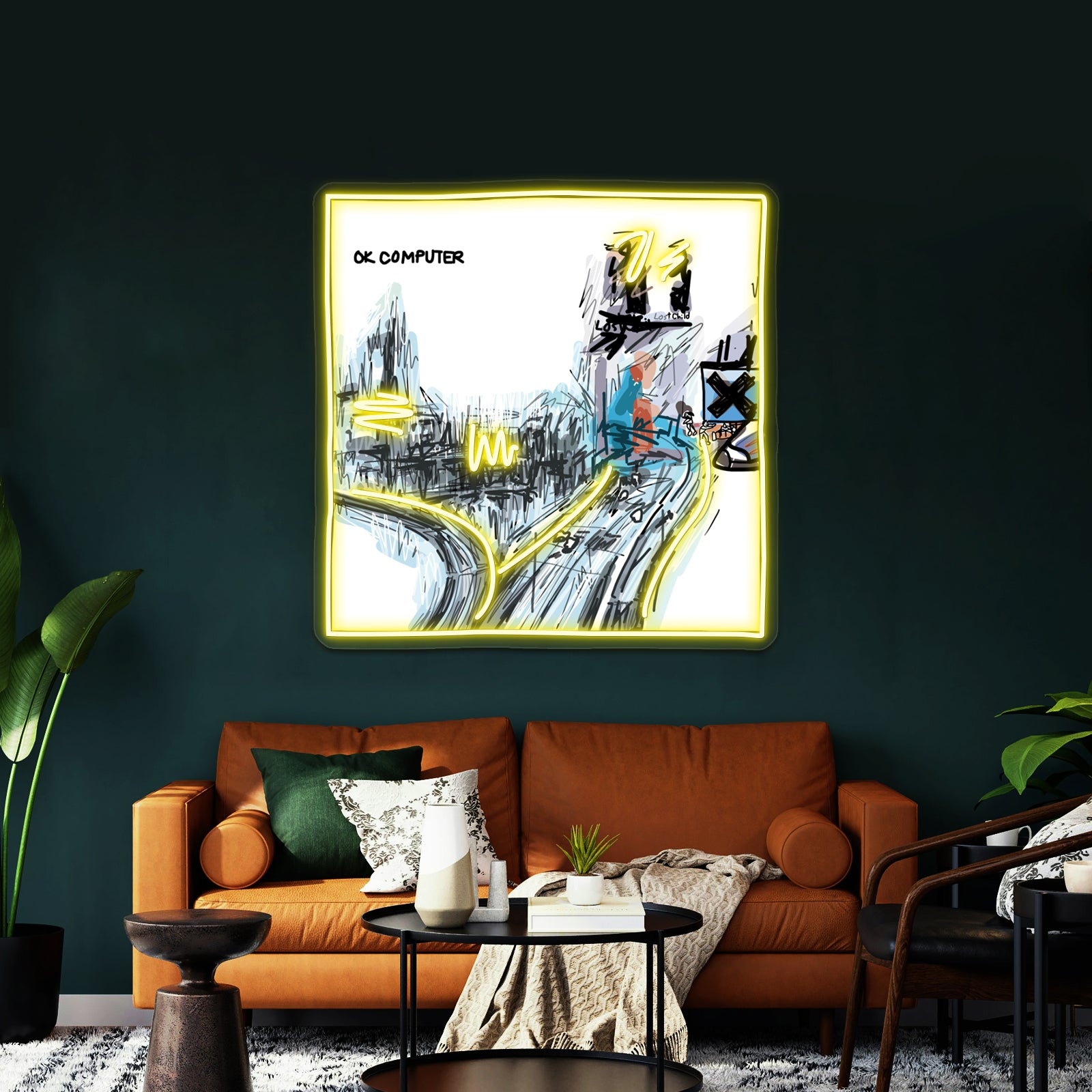 Ok Computer Artwork Business Led Sign | Shineneon