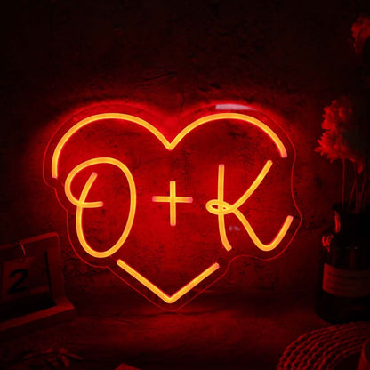 Ok Heart Neon Sign | Shineneon