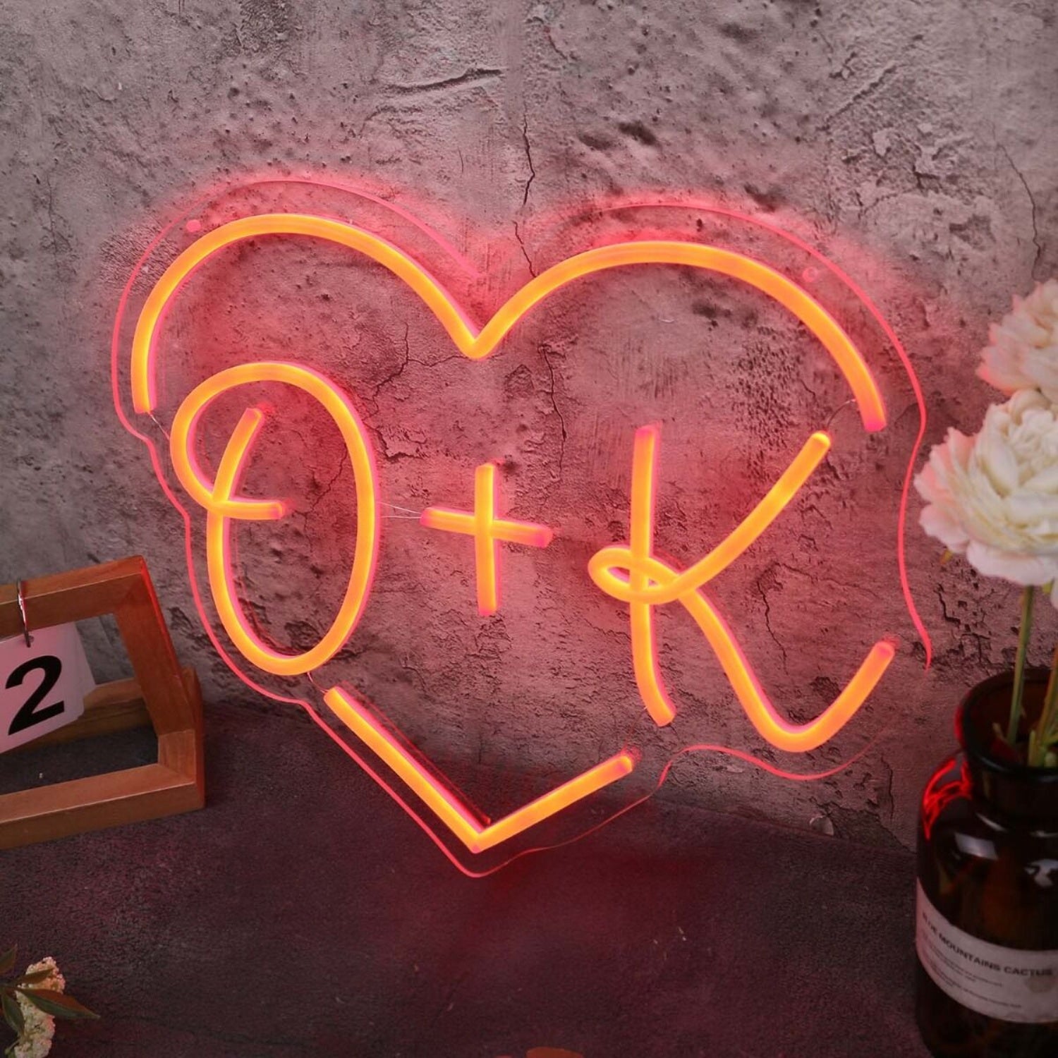 Ok Heart Neon Sign | Shineneon