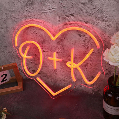 Ok Heart Neon Sign | Shineneon