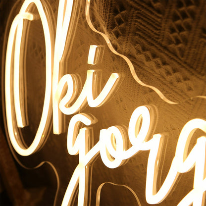 Oki Goageous Led Neon Sign | Shineneon