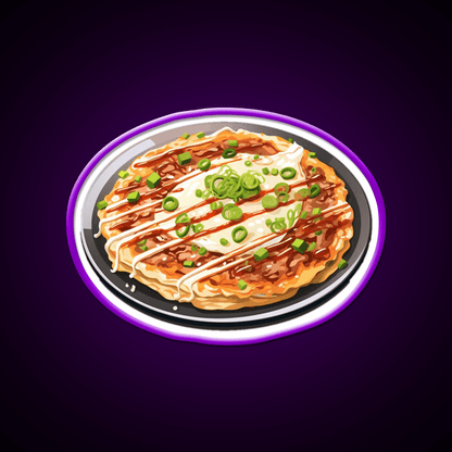 Okonomiyaki Japanese Pancake Snack Food Led Neon Sign Rgb Color - Shineneon