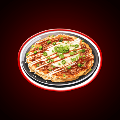Okonomiyaki Japanese Pancake Snack Food Led Neon Sign Rgb Color - Shineneon