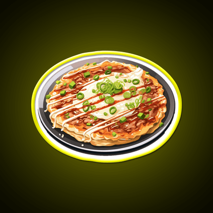 Okonomiyaki Japanese Pancake Snack Food Led Neon Sign Rgb Color - Shineneon