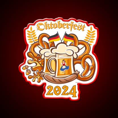 Oktoberfest 2024 German Beer Festival Beer Bar Decor Led Neon Sign Rgb Color - LED neon sign view 10