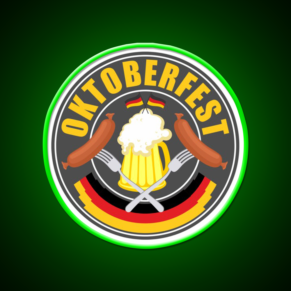 Oktoberfest German Beer Festival Beer Bar Decor Led Neon Sign Rgb Color - LED neon sign view 8