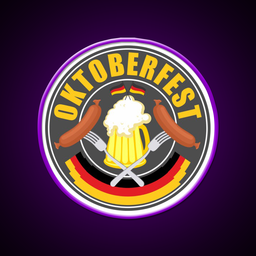 Oktoberfest German Beer Festival Beer Bar Decor Led Neon Sign Rgb Color - LED neon sign view 9