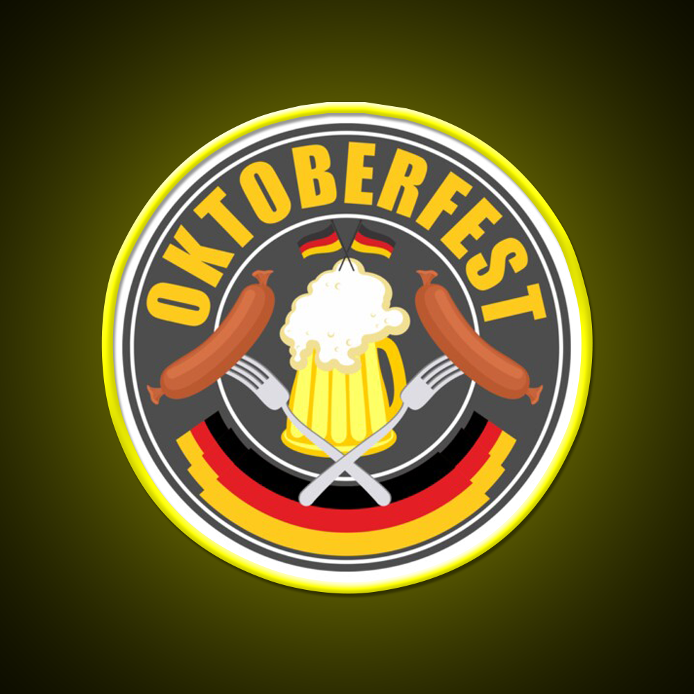 Oktoberfest German Beer Festival Beer Bar Decor Led Neon Sign Rgb Color - LED neon sign view 7