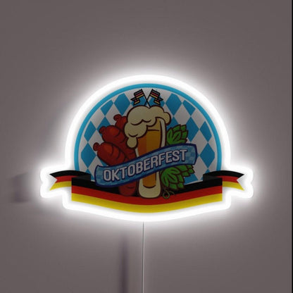 Oktoberfest German Beer Festival Rgb Led Neon Sign - Shineneon