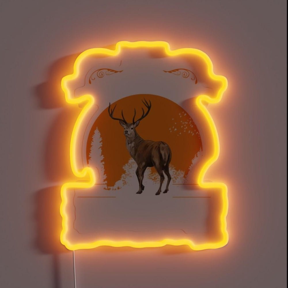 Oktoberfest Mei Lederhosen Wears The Deer Tracht Gift Led Neon Sign - Shineneon