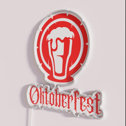 Oktoberfest Red 2 Rgb Led Neon Sign - Shineneon
