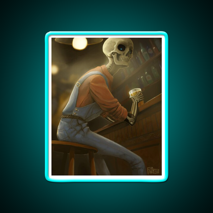 Old Bill Man Cave Bar Led Neon Sign Rgb Color