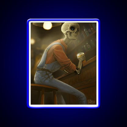 Old Bill Man Cave Bar Led Neon Sign Rgb Color