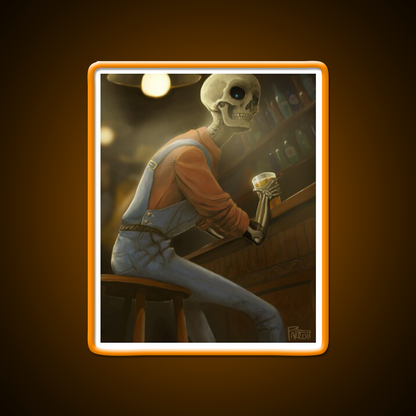 Old Bill Man Cave Bar Led Neon Sign Rgb Color