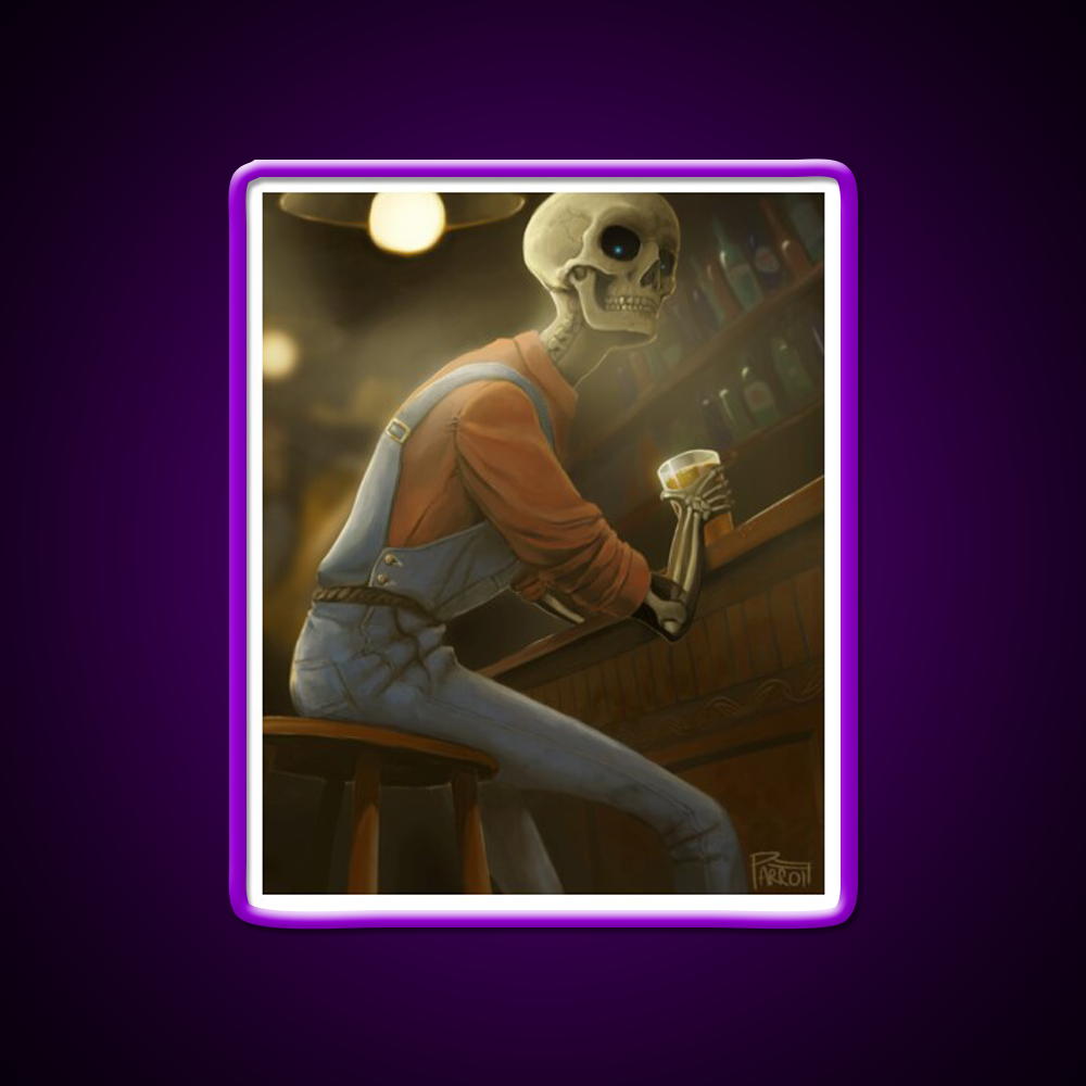 Old Bill Man Cave Bar Led Neon Sign Rgb Color