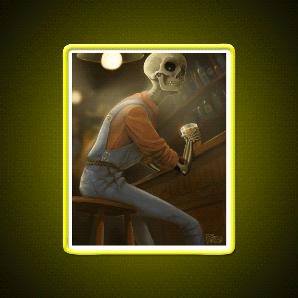 Old Bill Man Cave Bar Led Neon Sign Rgb Color