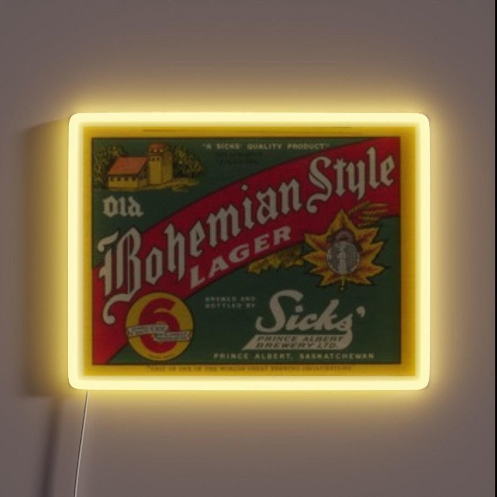 Old Bohemian Style Lager Rgb Led Neon Sign - Shineneon