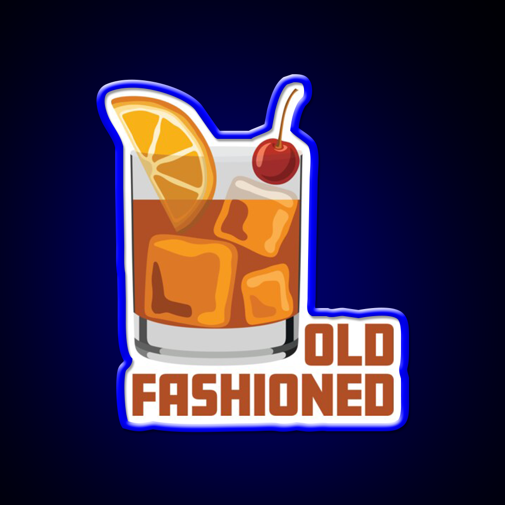 Old Fashioned Cocktail Bar Decor Led Neon Sign Rgb Color - LED neon sign view 5