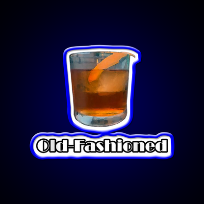 Old Fashioned Cocktail Bar Decor Led Neon Sign Drink Lounge Art Rgb Color - LED neon sign view 5
