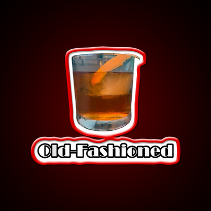 Old Fashioned Cocktail Bar Decor Led Neon Sign Drink Lounge Art Rgb Color - LED neon sign view 10